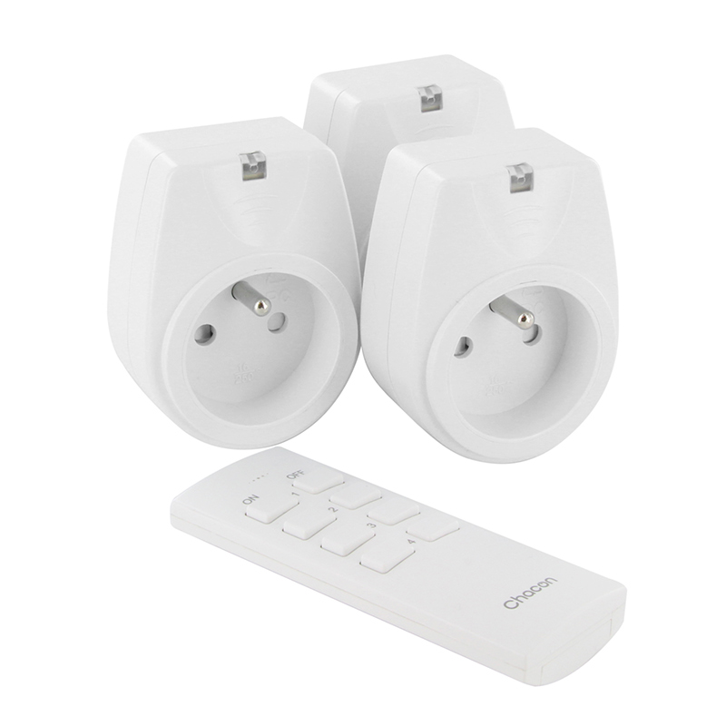 Prise Chacon Telecommandee X 3